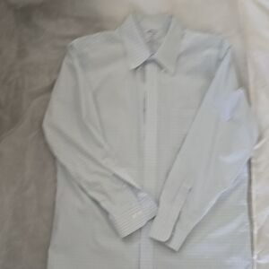 Brooks Brothers Light Blue Micro-Check Dress Shirt